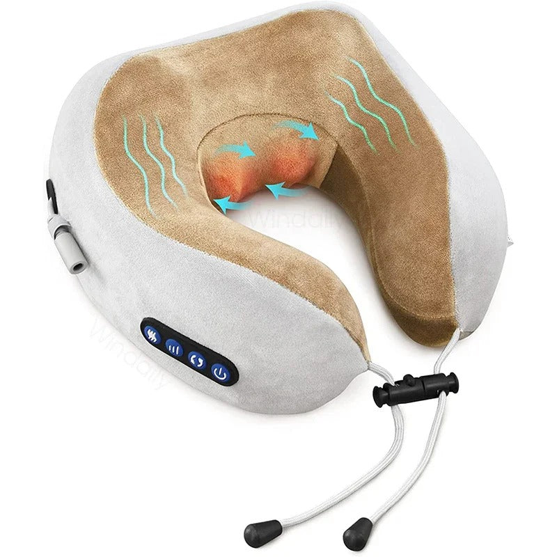 Masajeador Cervical Inteligente con Calor Terapéutico USB