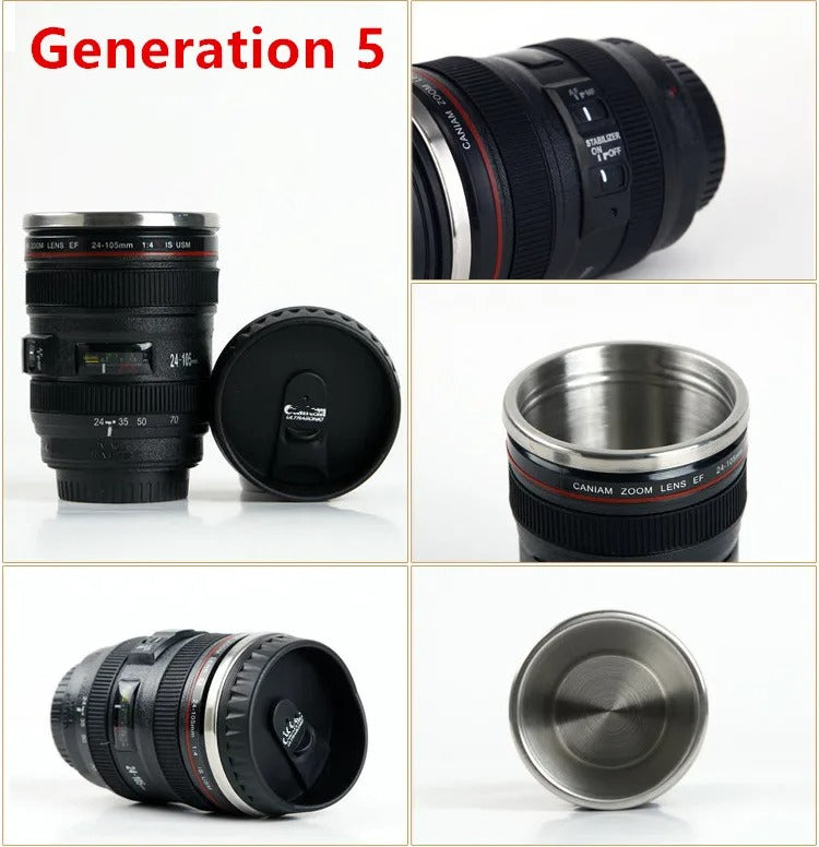 Taza Térmica Cámara Lens